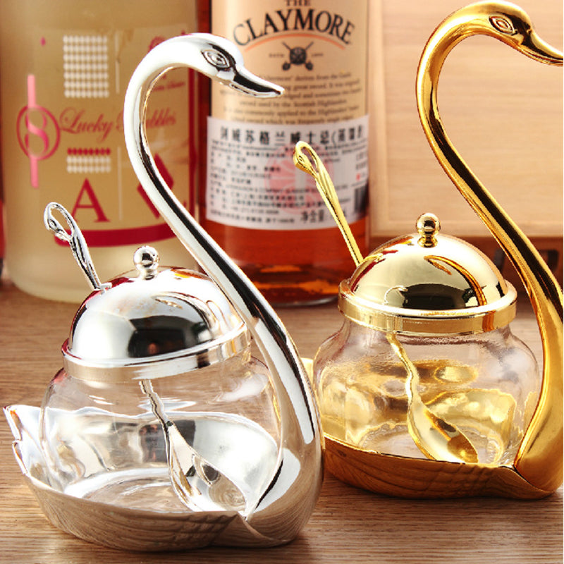 Swan Spice Jars Storage
