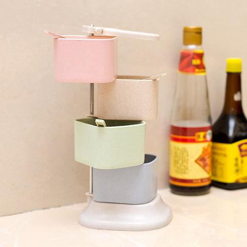 Spice Jar Condiments Organizer