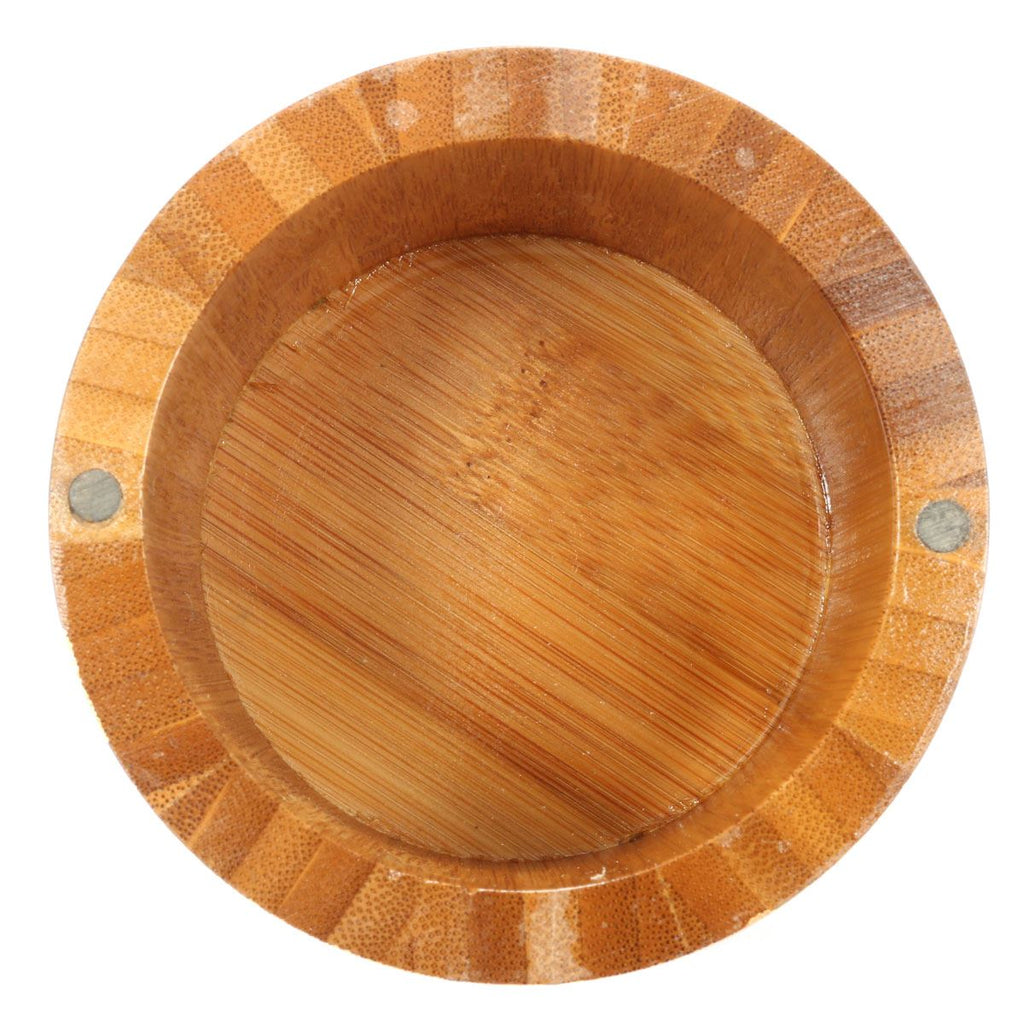 Round Natural Bamboo Container