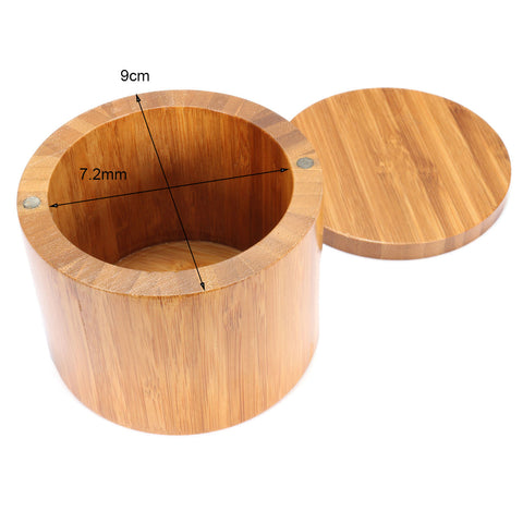 Round Natural Bamboo Container