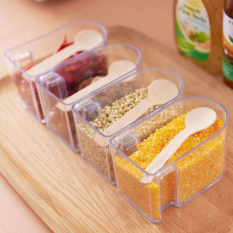 Paste-Style Wall Mounted Seasoning Cans
