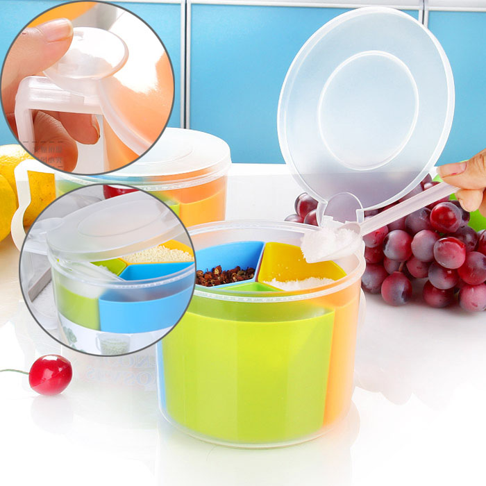 Round Multi-Grids seasoning Pot