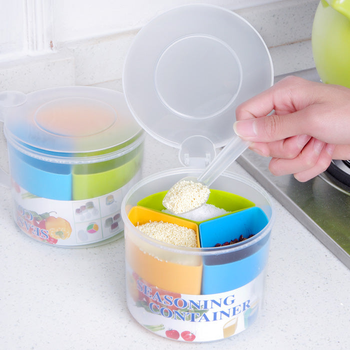 Round Multi-Grids seasoning Pot