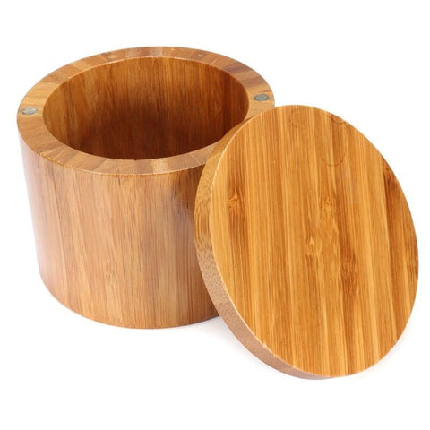 Round Natural Bamboo Container