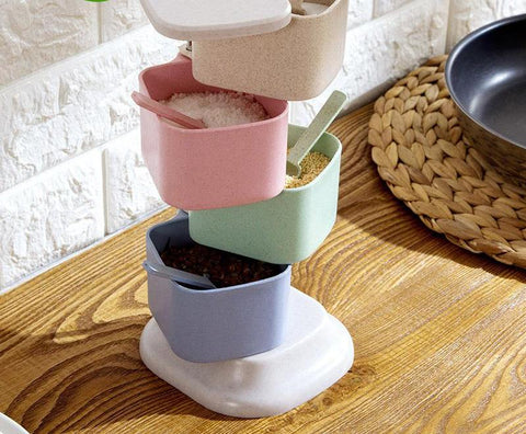 Spice Jar Condiments Organizer