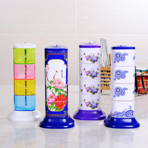Plastic Seasoning Bottle Set