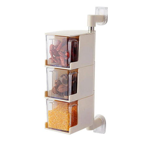 Rotating Spice Storage Box