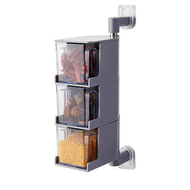 Rotating Spice Storage Box